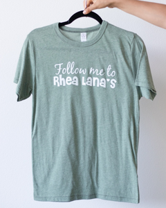 SALE - Green "Follow Me" T-Shirt