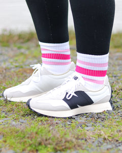RL Pink Stripe Socks