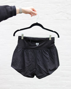 Black Running Shorts