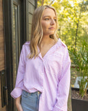 RL Pink Striped Button Down