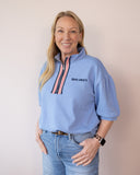 RL Half Zip Terry Top