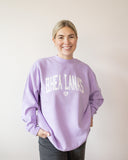 RL Varsity Heart Mock Neck Sweater
