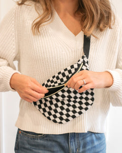 Checkered Belt Bag