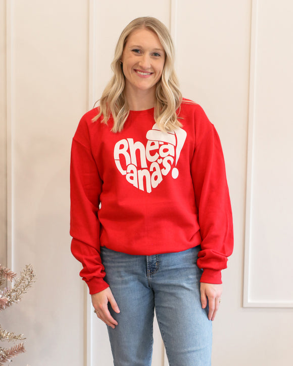 RL Santa Heart Sweatshirt